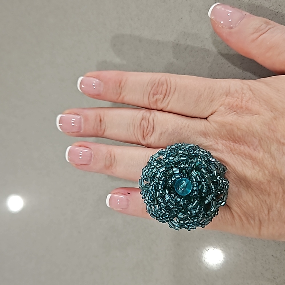 Fun beaded ring